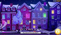 Santas Elf Gets Caught By Sorority House And Made To Fuck