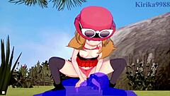 Serena and Bea Saito Creampied by Old Man in Pokémon Hentai