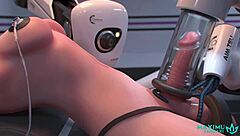 futa ahri gets milked by dominating ai