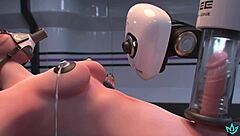 futa ahri gets milked by dominating ai