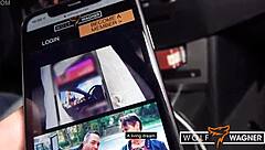 German Milf Julia Licks Cunilingus in Public