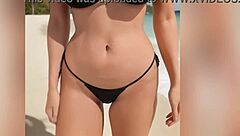 Hot Stepmom Shows Sexy Bikini To Horny Stepson With Dirty Talk, Nude At Beach End