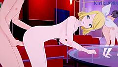 Kagamine Rin and Meiko enjoy intense sex in Project Sekai hentai