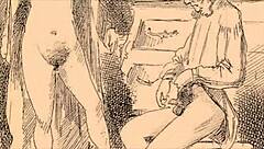 These vintage erotic drawings are so intriguing and sexy!