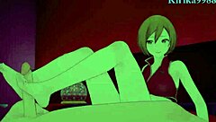 Kagamine Rin and Meiko enjoy intense sex in Project Sekai hentai