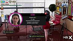 Anime girl swallows cock well