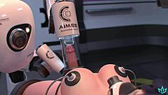 futa ahri gets milked by dominating ai