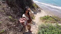 Brother's Wife Cheats At Nude Beach With Me