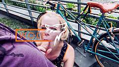 German Milf Julia Licks Cunilingus in Public