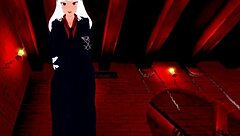 lucifer the ceo of hell and modeus the lustful demon in helltaker pov hentai