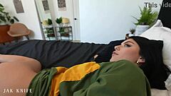 Gal Ritchie Forgets Panties for Doggystyle in Bed