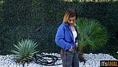 Ultimate Anal Slut Rides Big Black Cock!