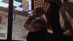 Extremely Risky Bar Blowjob And Downtown Sucking And Flashing