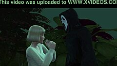 Scream 1 1996 Intro Remake in Sims 4 Halloween Parody Special.