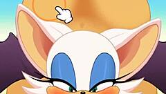 rouge suckin cock an swallowin cum while gettin fucked in ass