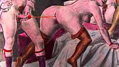 Vintage EROTIC Drawings Boldly Displayed.