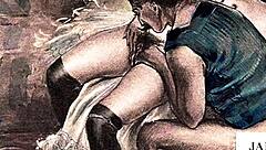 Vintage EROTIC Drawings Boldly Displayed.