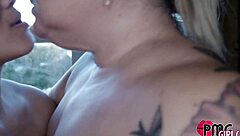 jay playhard bangs two big booty sluts, one asian and one pawg milf, with big black cock and dirty talk