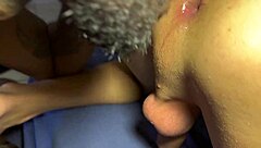 21cm dick in newbie for interracial bareback creampie and cum on ass