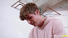 Straight Neighbor Seduced By Gay Friend's Big Cock Massage