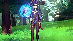 Genshin impact 3d animation at 60 fps 720p resolution