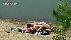 did you see that naughty teen pawg fucking her bf on the beach?