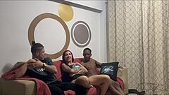 Redhead Mom's Double Penetration Tease