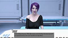 stranded in space, emo girl gets flirty