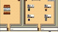 massaging friend's breasts in school pool game part 2