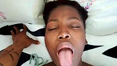 Brazilian Babe Sloppily Sucks Boyfriend's Dick in Full Homemade Video!