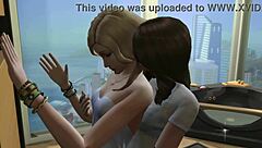 Horny blonde tries to act innocent and gets fucked - sims 4 - 3d animation