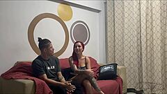 Redhead Mom's Double Penetration Tease