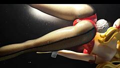 lucy bunny gets covered in figures patreon animejoker