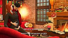 Detailed scenes of Ginny's revenge in 3d hentai animation with naughty actions and sex