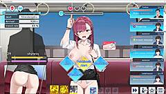 Awakening of suffering in hentai cartoon anime game