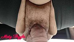 BBW Stepmom Uses Toys for Pussy Stretching Massage