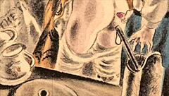 复古色情插图漫画风活现怀旧淫梦