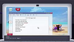 overwhelmed by the big tits in summer time saga unc part 7