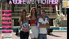 Wife And Stepmother Explore Homemade MILF Game With Big Tits And Ass