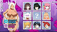 rumi gets a massive blowbang and bukkake cumshot in waifu hub