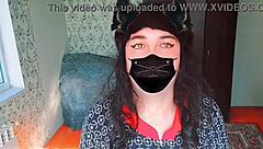 sissy crossdresser in sexy dress with big ass