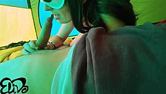 Soft tits or hard action in the tent?