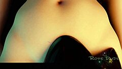 mei's wet pussy gets corrupted in bondage