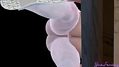 yaoifemboy dan looks so elegant on the marble table. bareback action unfolds with style.