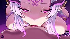 Succubus Aria CG Animation Part 2 with Handjob and Doggystyle