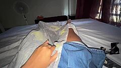 Lady tourist and boatman beach encounter