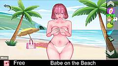 hey babe, want to see some erotic hentai on the beach?