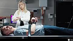 Blonde Doctor USED and BEGS for CREAMPIE!