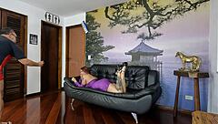 Latina wants double penetration, so I bareback her tight ass