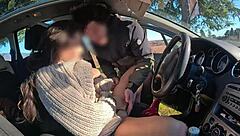 Convincing a stranger to touch my wet pussy while taking a walk in public